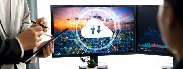 Cloud computing software for brisk remote work and personal data storage