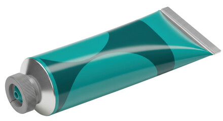 Isolated Tube of Paint