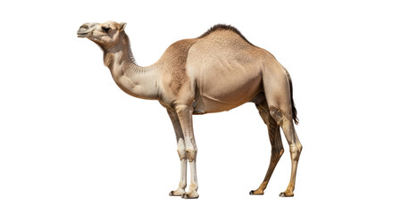 Isolated Arabian Camel Standing