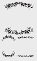 Obraz premium set of decorative elements for design