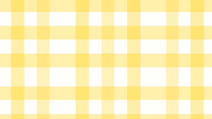 Yellow gingham fabric