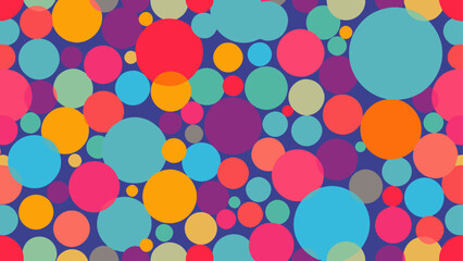Seamless pattern with balloons