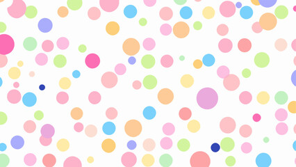 Seamless pattern with balloons