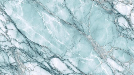 Obraz premium Light blue marble texture with white veins and subtle earthy tones