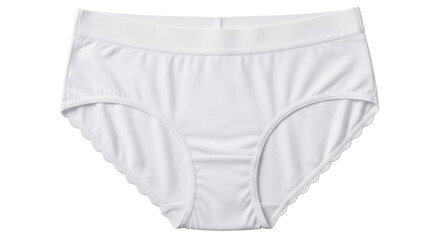 Isolated White Cotton Underwear