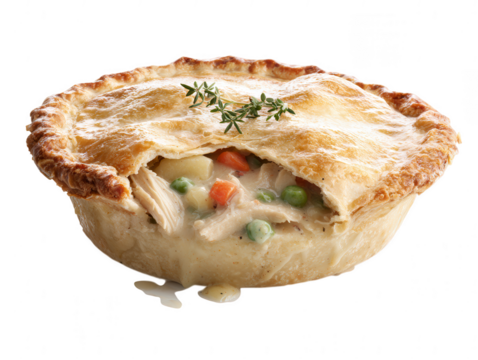 Delicious Homemade Chicken Pot Pie Recipe Flaky Crust, Creamy Filling