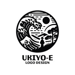 Ukiyo-E Vector Logo Design