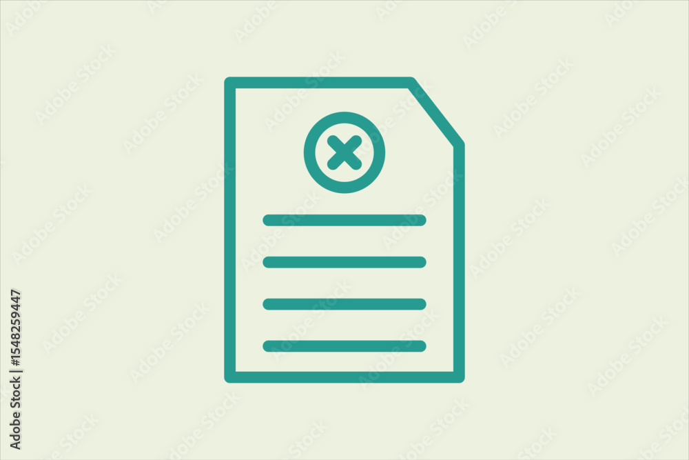 Poster delete document icon. icon related to ui elements. suitable for web site, app, user interfaces,eleme