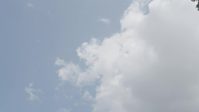 Scattered cloudscape time lapse
