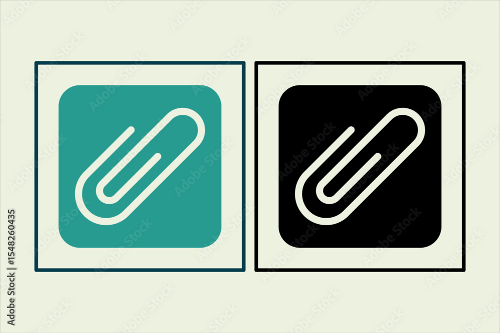 Poster attachment icon. icon related to ui elements. suitable for web site, app, user interfaces,element, p