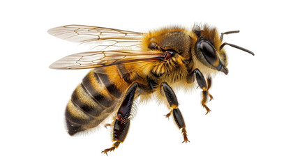 Isolated Honey Bee
