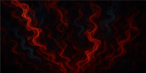 Abstract red light blue smoke and flame patterns create a dark, fiery background with a burning motion design (3)