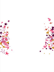 confetti, hearts, stars for promotions and events . party, diary, decorate, event. Vector illustration.