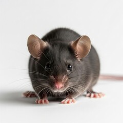 rat on a white background