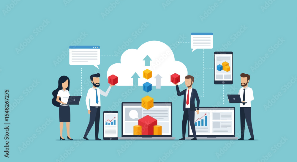 Poster cloud computing collaboration, data sharing, and seamless workflow