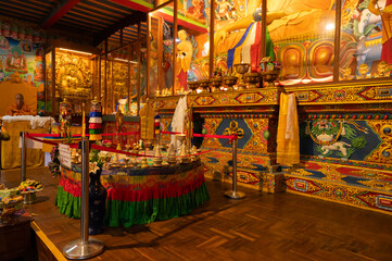 Darjeeling ,West Bengal, India - 20.08.2023 : Beautiful view of interior of Ghum Monastery. Image...