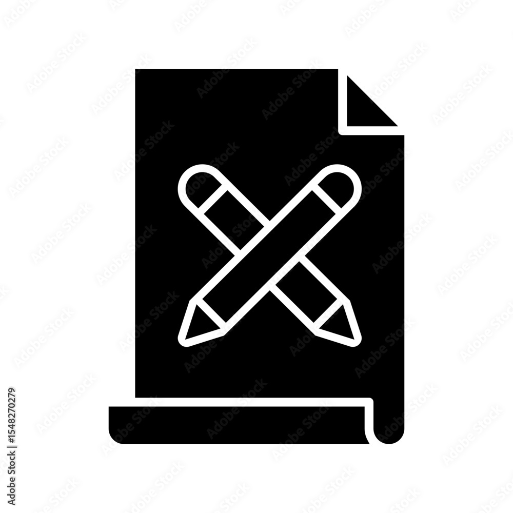 Poster notebook icon vector. note illustration sign. diary symbol. copywriting web icons.
