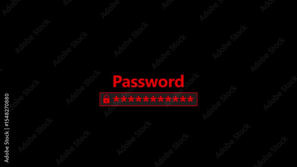 Poster password cyber security identity theft and cloud network system application information privacy inte