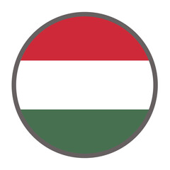 round flag of Hungary on white background vector
Vector round flag