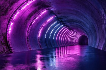 Tunnel Concrete Grunge Floor Room Hall Studio Stage Empty Space Background