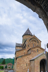 Fototapeta premium Ancient Svetitskhoveli Orthodox Cathedral, Mtskheta, Georgia