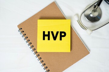 medical context. Shows a yellow sticky note with 