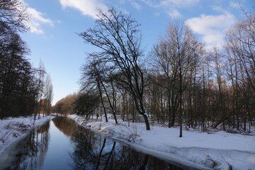 Blick auf die Ems in Wiedenbrück