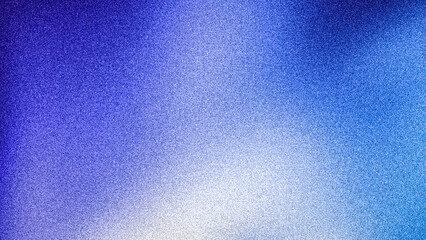Cool 4K abstract background showcasing a refreshing blue to purple gradient with a prominent grainy texture, perfect for modern designs