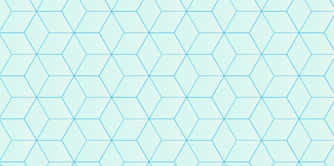 Naklejka premium Vector abstract futuristic architecture concept with digital geometric connection lines. hexagon background design a white honeycomb grid pattern. Abstract colorful hexagonal geometric