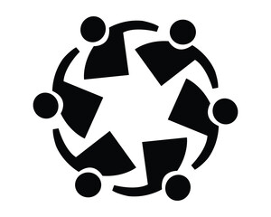 a black friendship icon