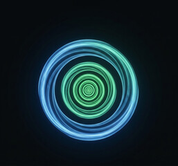 Naklejka premium Abstract 3D Spiral for Business Cycles