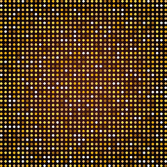 Abstract shiny gold dotted texture. Stylish halftone