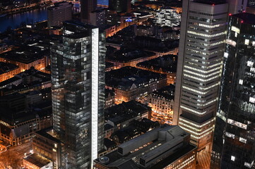 Frankfurt, abends