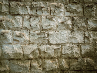 old stone wall abstract illustration background with rough texture and copy space. off white color with brown and tan neutral design element.