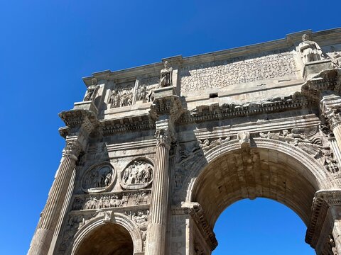 Arch of Constantine in Rome, Italy