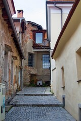 Historical buildings in Maribor town in Slovenia