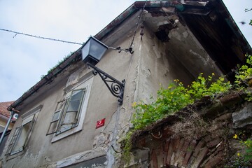 Detail of an old house in Maribor, Slovenia