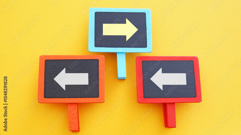 Poster step out of the paradigm with fresh ideas and creative solutions. stand out from the crowd