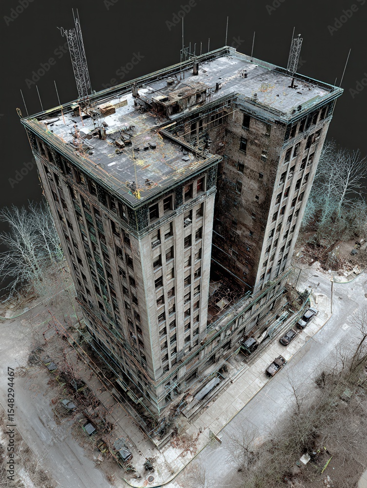 Poster integrating point cloud data for enhanced analysis of commercial building structures