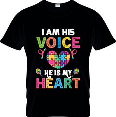 I am his voice t shirt Design