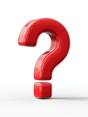 Question mark icon on a white background. Isolate
