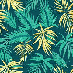 seamless pattern with leaves