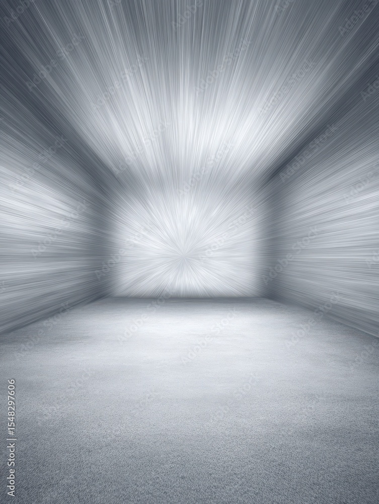 Aufkleber clear empty white and grey studio backdrop background : generative ai
