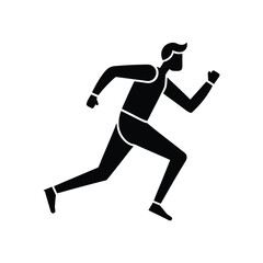 running man silhouette