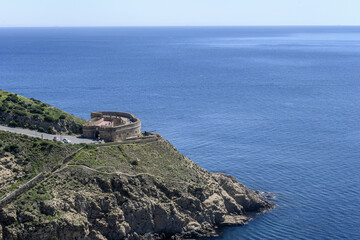 Historic coastal fortress of Desnarigado with panoramic sea view