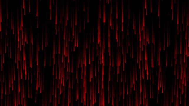 Dark red and black matrix background falling particles animation