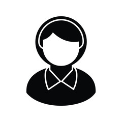 Silhouette male person icon