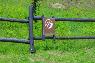 This shot features a wooden fence with a 