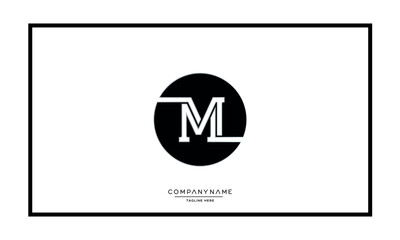 M or MM Alphabet letters logo monogram icon