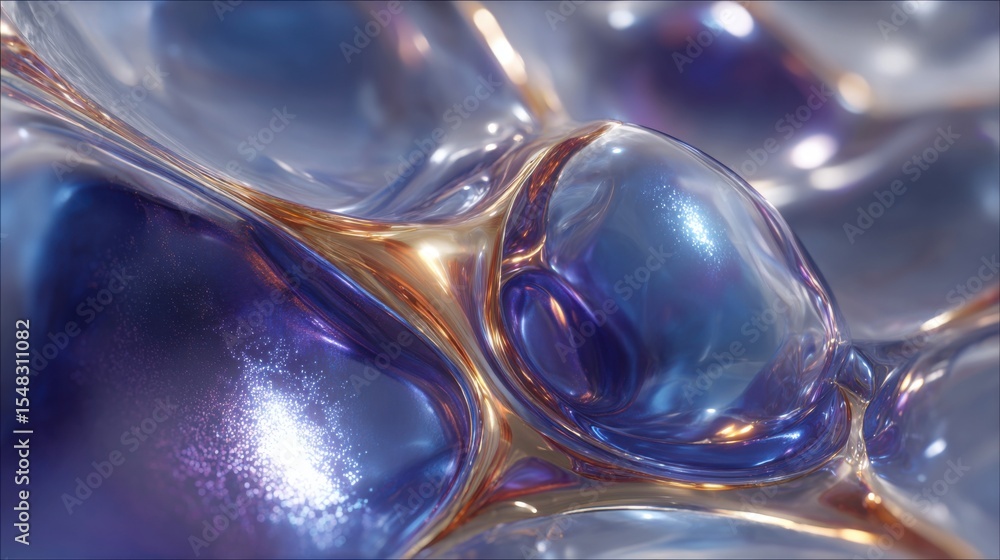 Poster colorful liquid textures merge together, creating a mesmerizing display of bubbles and smooth curves